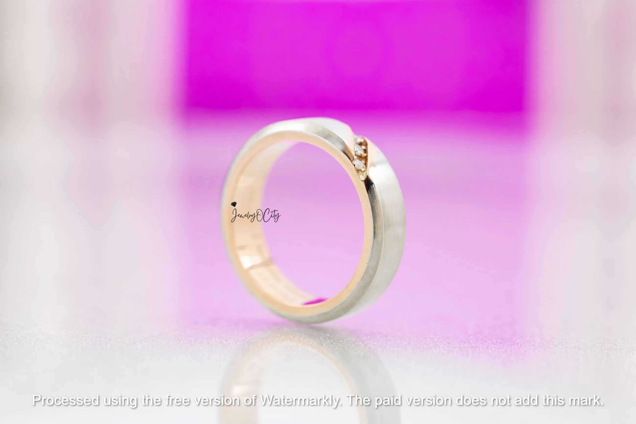 1.20CT Three Stone Diamond  Men's Anniversary Band