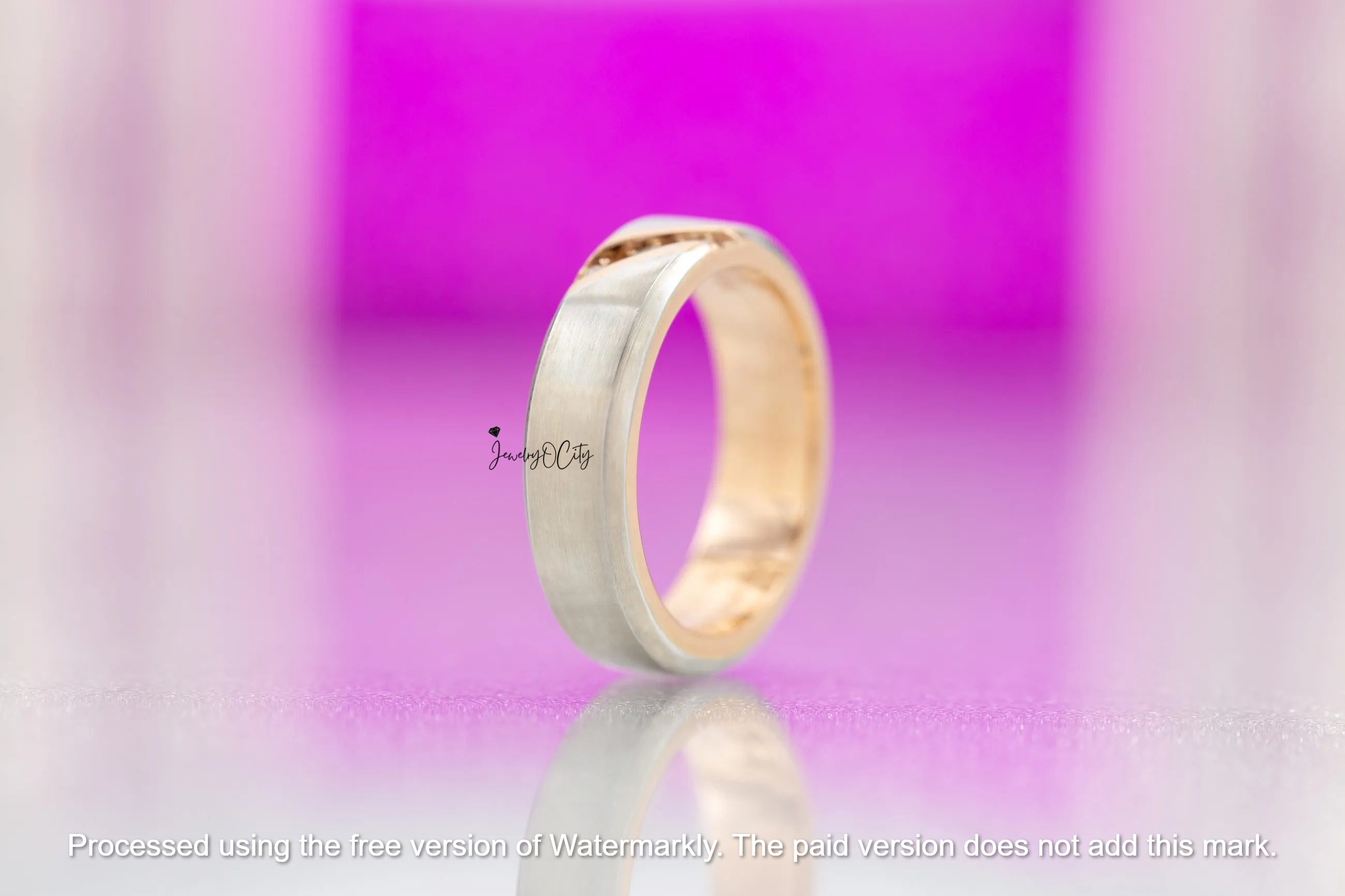 1.20CT Three Stone Diamond  Men's Anniversary Band