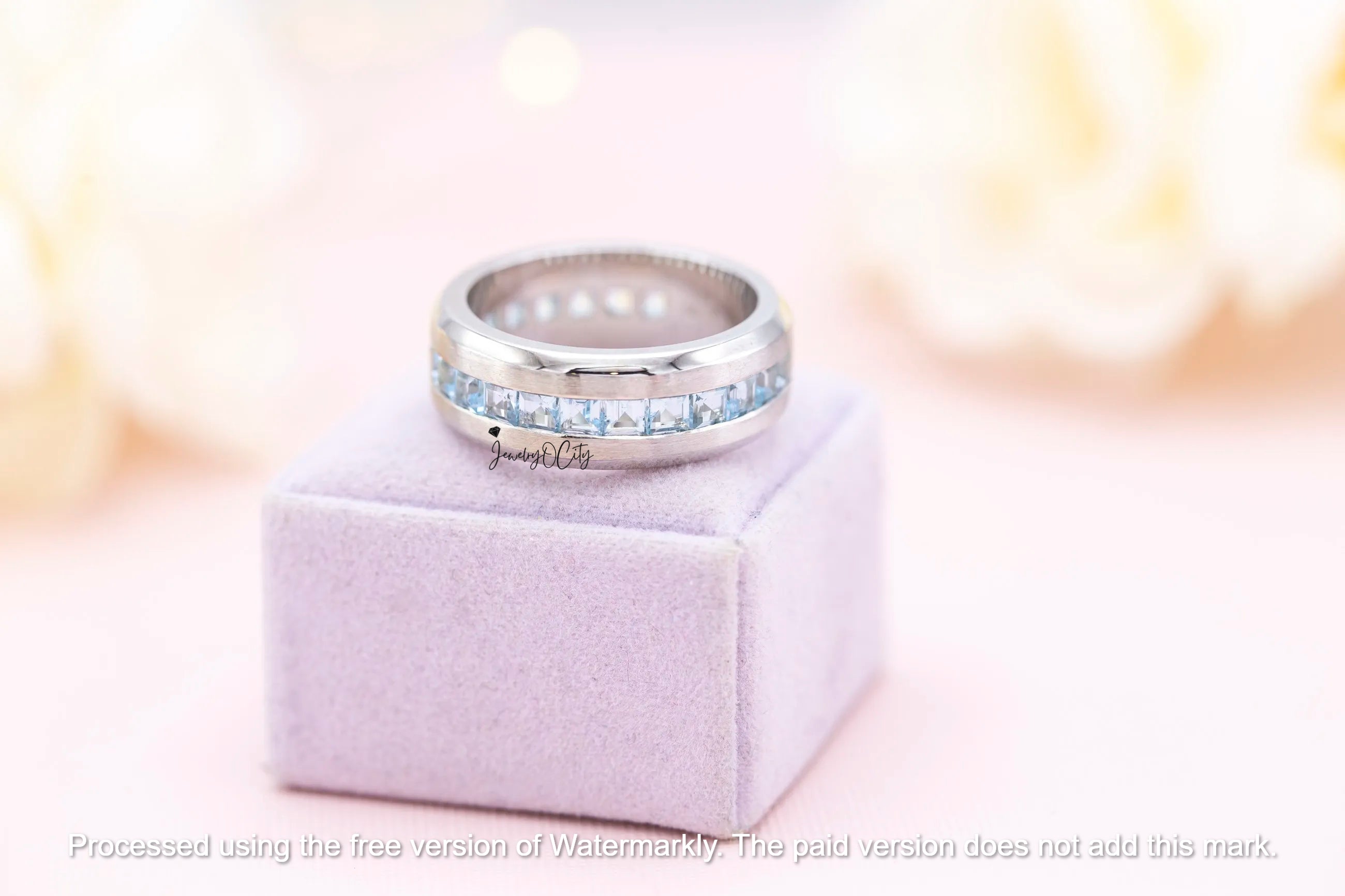 Men’s Aquastone Wedding Band

Invisible Setting Men’s Ring

Half Eternity Men’s Band

1.50 Carat Aquastone Ring

Men’s Aquamarine Wedding RingLuxury Men’s Gemstone Band

Elegant Men’s Wedding Jewelry

Unique Blue Stone Ring for Him

Modern Half Eternity Ring

Fine Men’s Jewelry

Anniversary Band for Men

Contemporary Men’s Ring Design1.50ct invisible setting aquastone men’s wedding band

Half eternity aquamarine ring for men

Modern aquastone diamond wedding band for him

Elegant men’s blue gemstone eternit