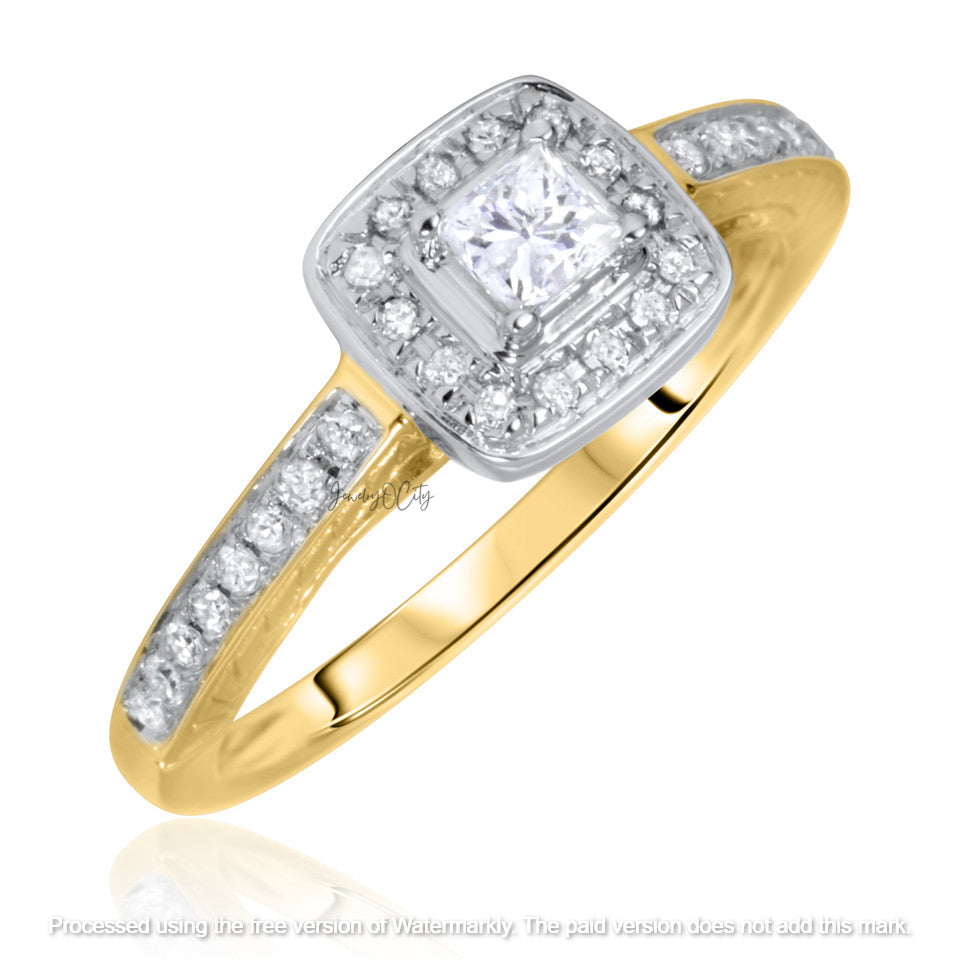 2.90Ct Cushion Cut Diamond Halo Wedding Trio Ring Set