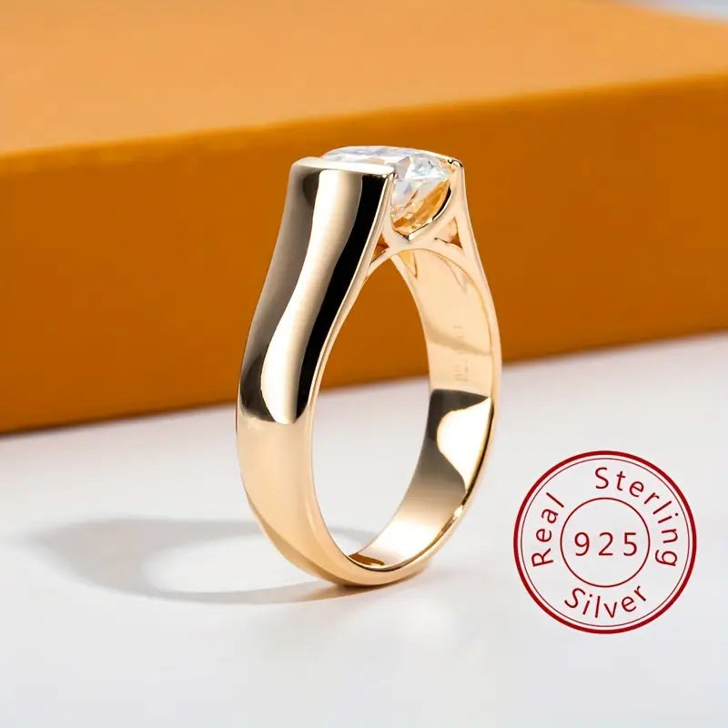 3Ct Round Cut VVS1 Diamond Women's Engagement Ring