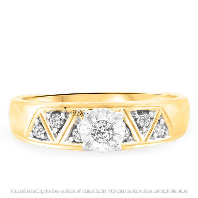 3.50Ct Round Cut Diamond Zig Zag Engagement & Wedding Trio Set