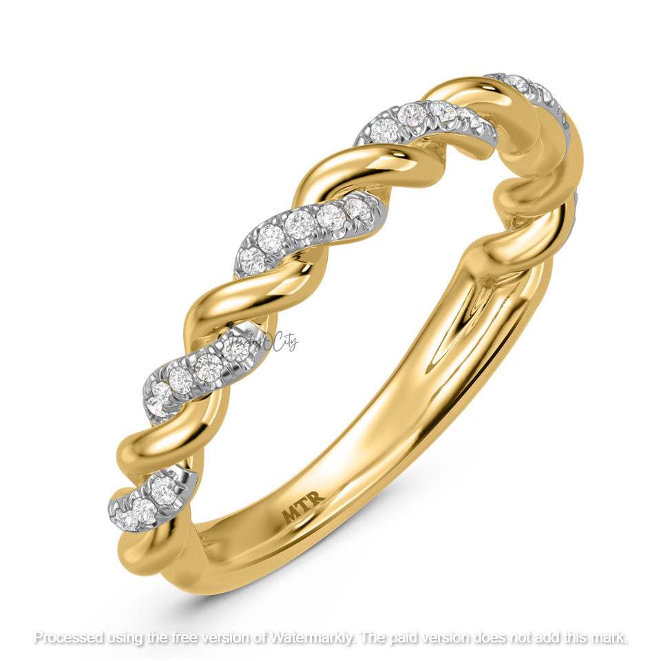 3.10Ct Emerald Cut Diamond Twisted Rope Wedding Trio Ring Set