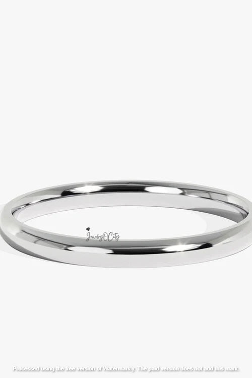 2.0MM Classic Dome Wedding Band For Women's