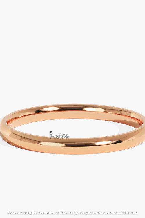 2.0MM Classic Dome Wedding Band For Women's