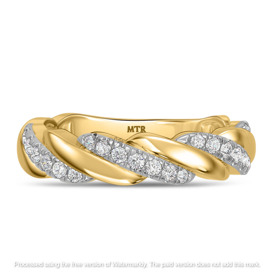 3.10Ct Emerald Cut Diamond Twisted Rope Wedding Trio Ring Set