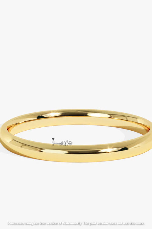 2.0MM Classic Dome Wedding Band For Women's