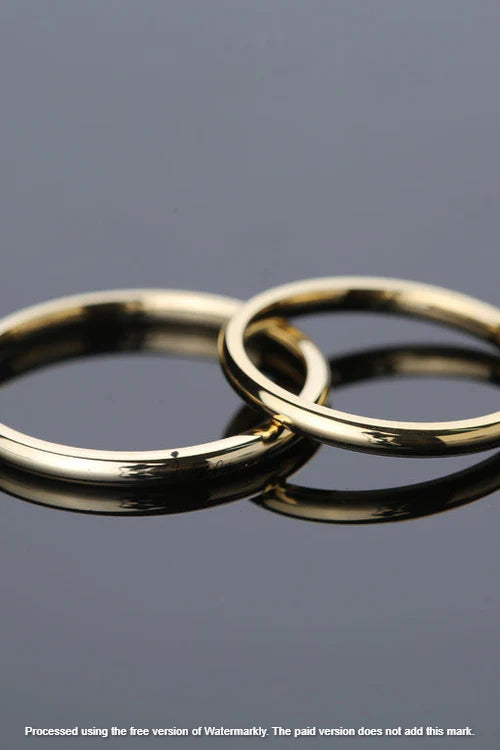 2.0MM Classic Dome Wedding Band For Women's