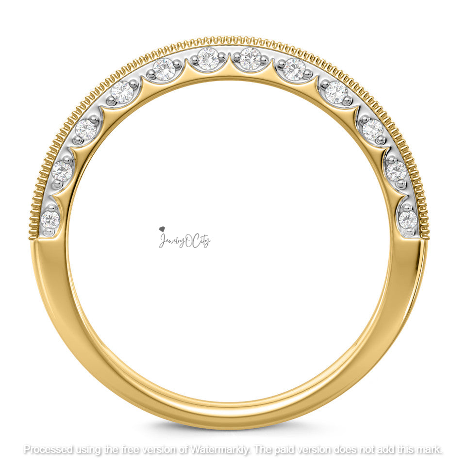 3.40Ct Oval Cut Diamond Pave Engagement Trio Ring Set