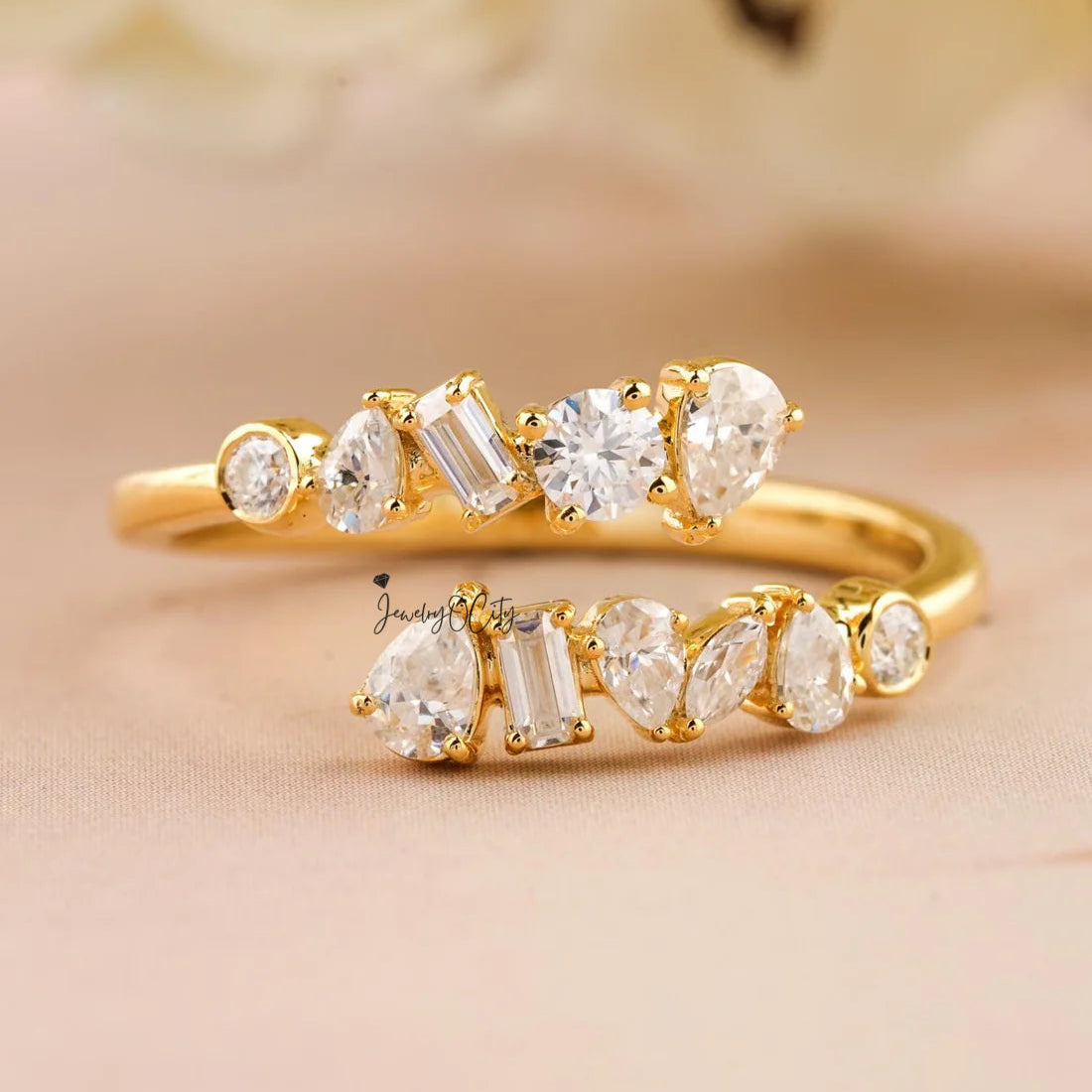 2.00Ct Multiple Shape Diamond Wrap Ring