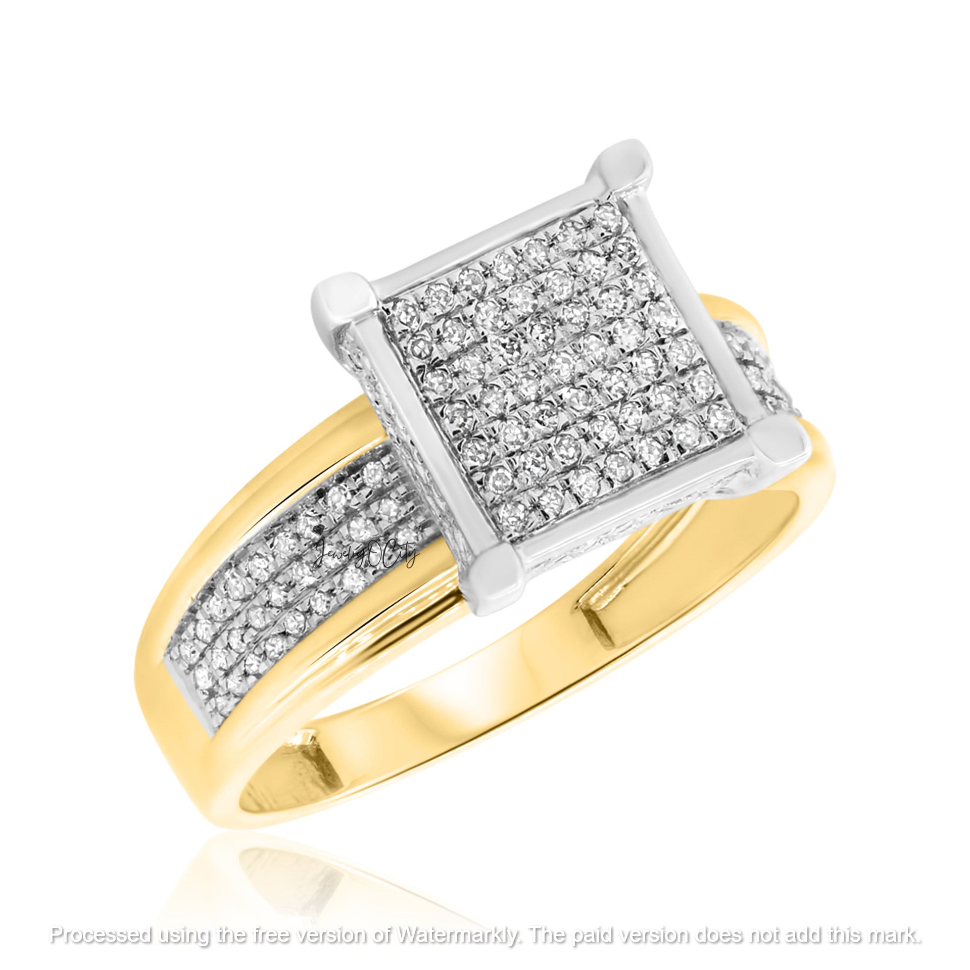 4.50Ct Round Cut VVS1 Diamond Princess Wedding Trio Ring Set