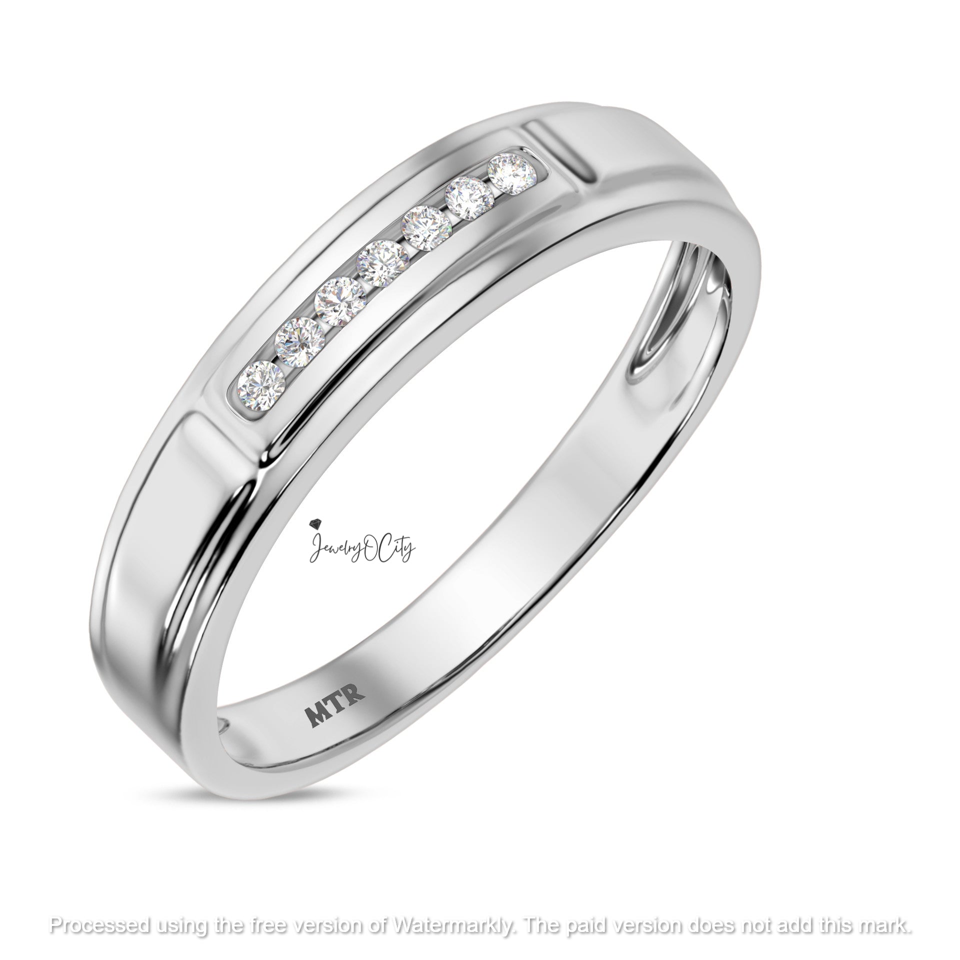 3Ct Round Cut Diamond Cluster Princess Engagement & Wedding Trio Ring Set