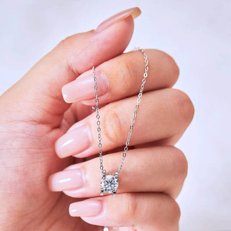 Minimalist Diamond Pendant for Women
