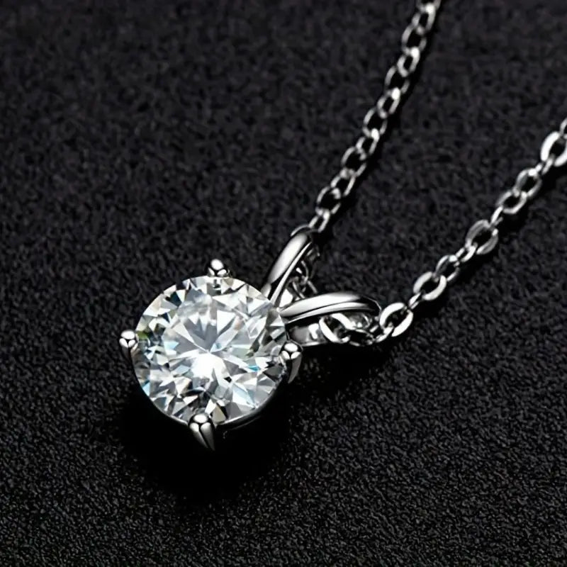 2.50Ct Round Cut Solitaire Diamond Pendant For Her