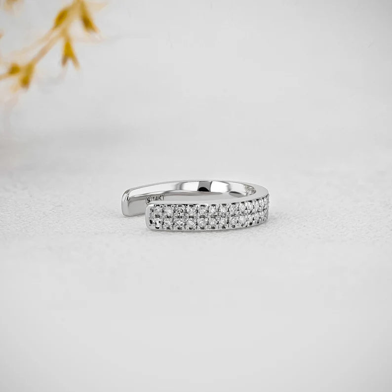 4Ct Round Cut 3 Set Diamond Women's Hoop Earrings