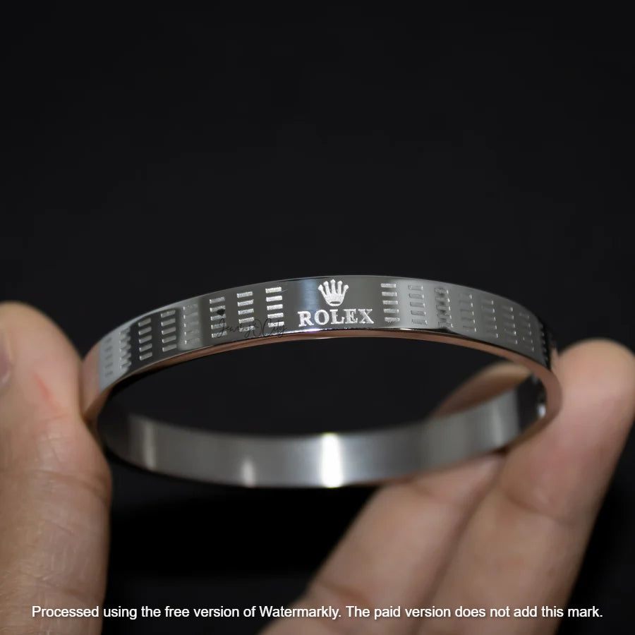 Prince Crown Rolex Solid Men's Bracelet Bangle
