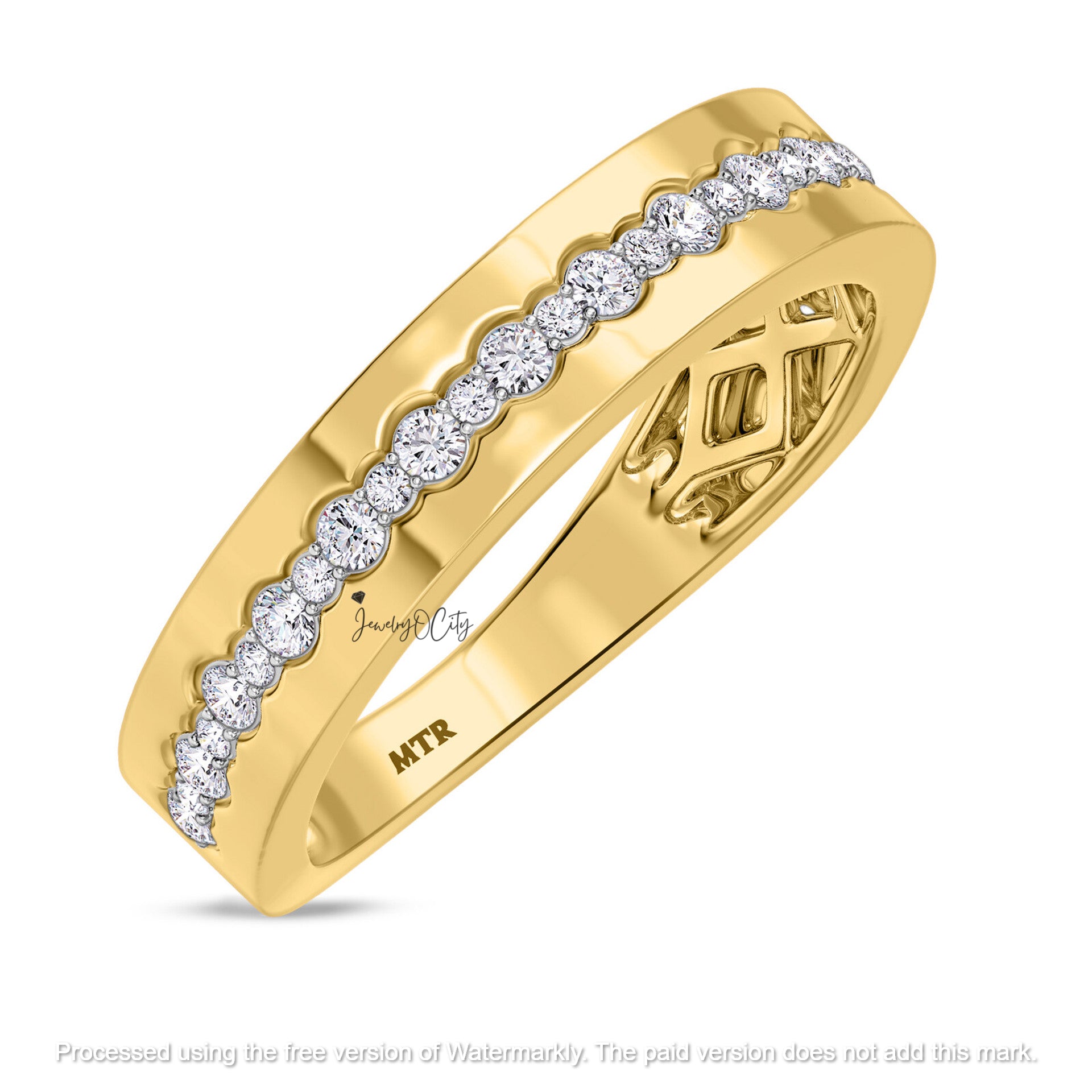 3.16Ct Round Cut Diamond Flower Double Halo Anniversary Trio Ring Set