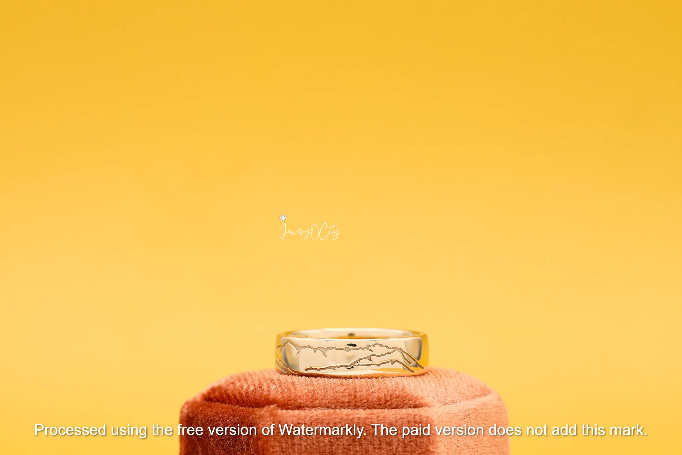 Men's Cut & Crease Diamond Solid Wedding & Engagement Band