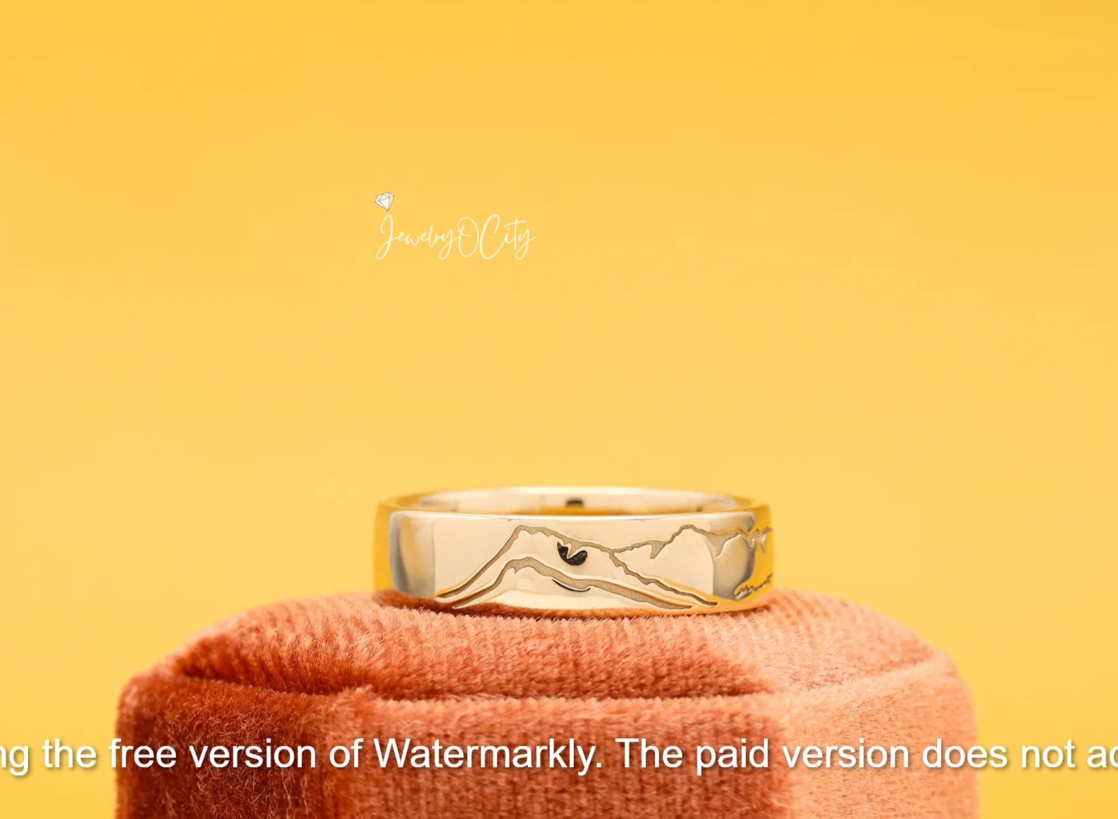 Men's Cut & Crease Diamond Solid Wedding & Engagement Band