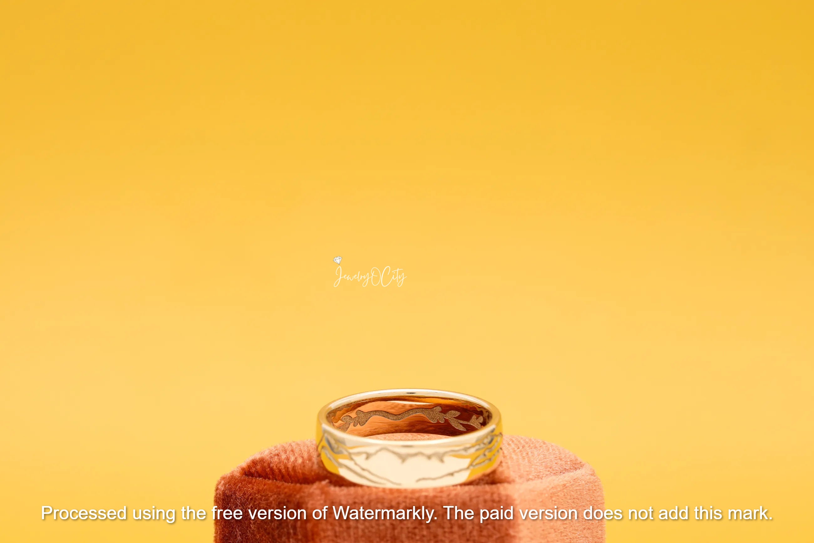 Men's Cut & Crease Diamond Solid Wedding & Engagement Band