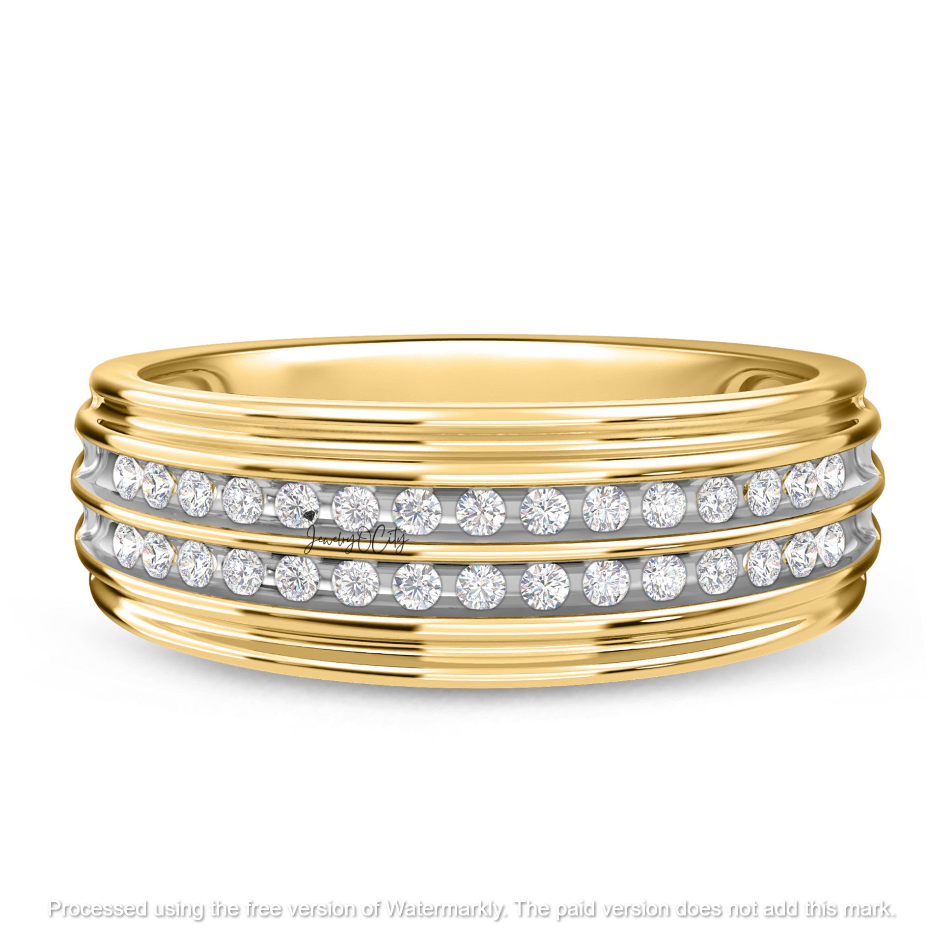 3.10Ct Oval Cut Diamond Double Halo Twisted Wedding Trio Ring Set