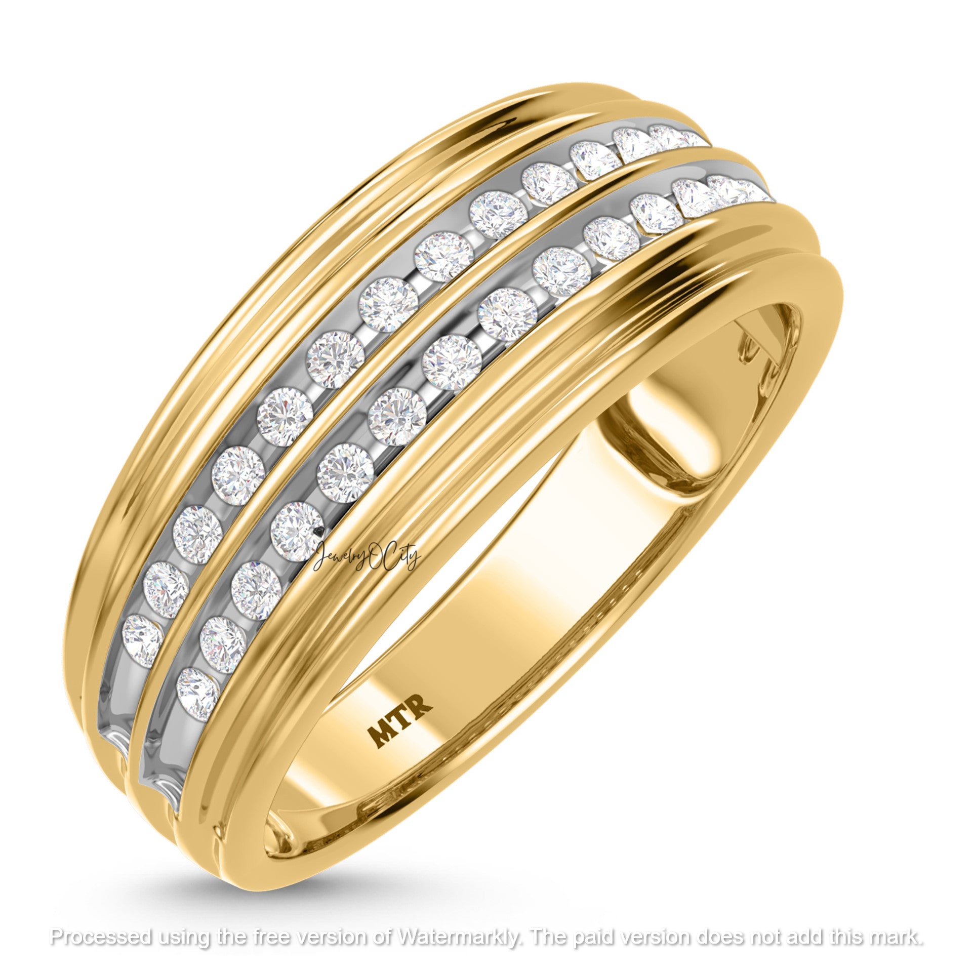 3.10Ct Oval Cut Diamond Double Halo Twisted Wedding Trio Ring Set