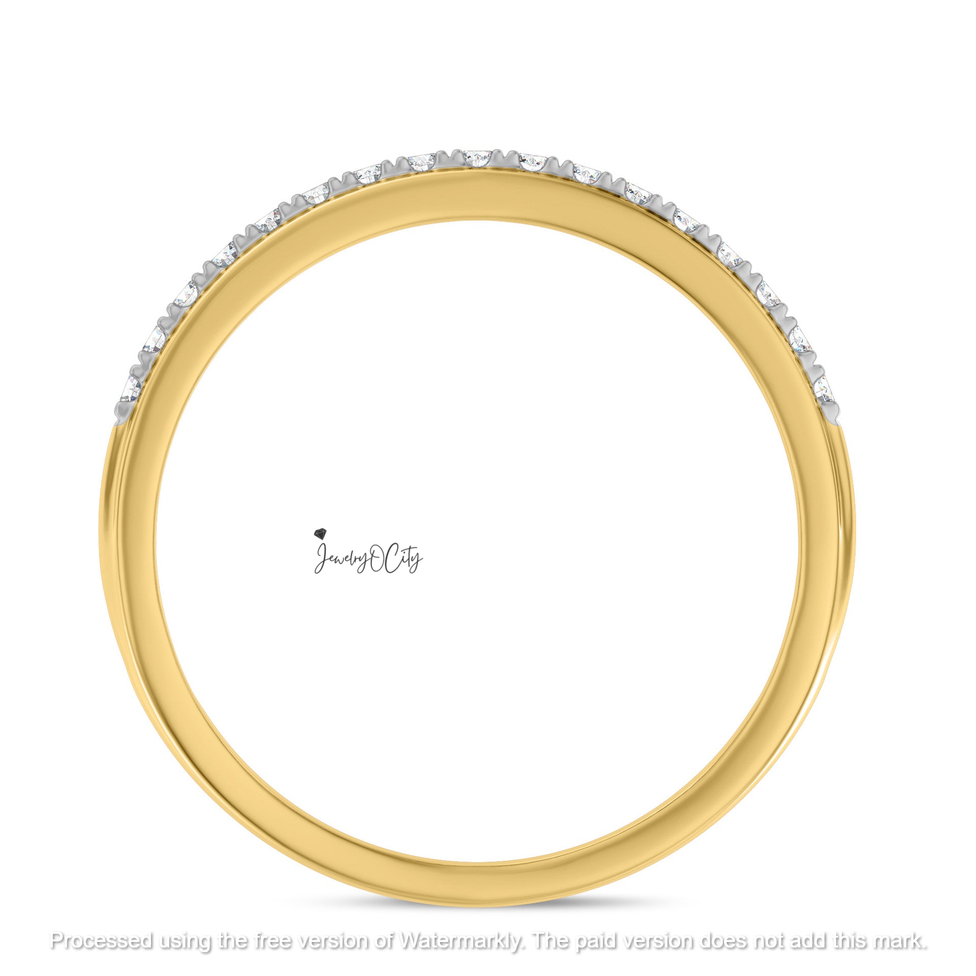 3.10Ct Round Cut Diamond Three Stone Engagement & Wedding Trio Ring Set