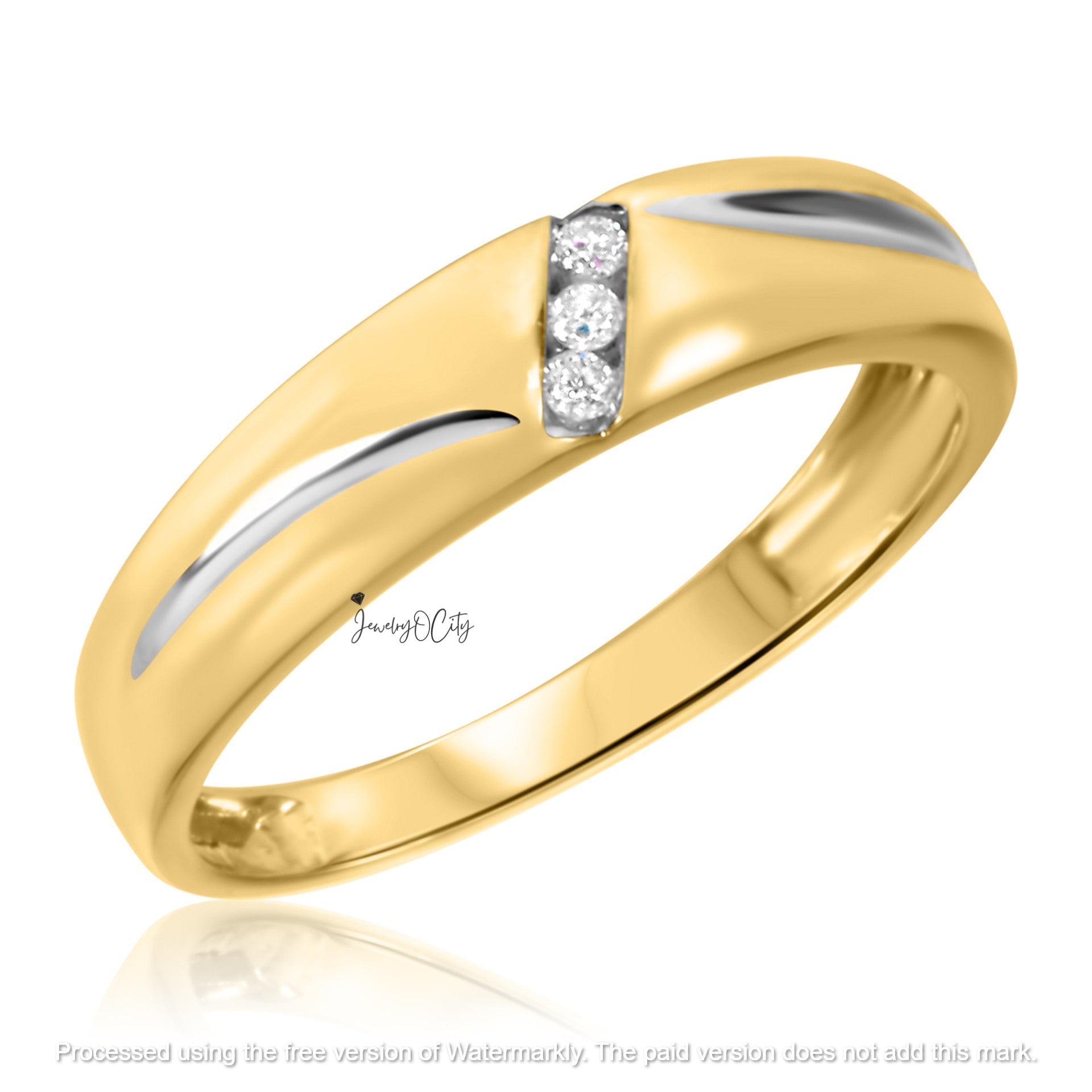 2.40Ct Round Cut Diamond Cluster Engagement & Wedding Trio Ring Set