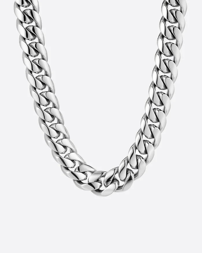 89GRAMS Unisex Heavy Cuban Link Chain Necklace