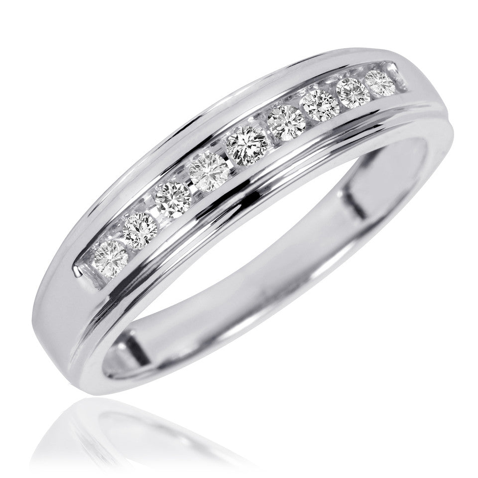 3 Piece Moissanite Ring Set