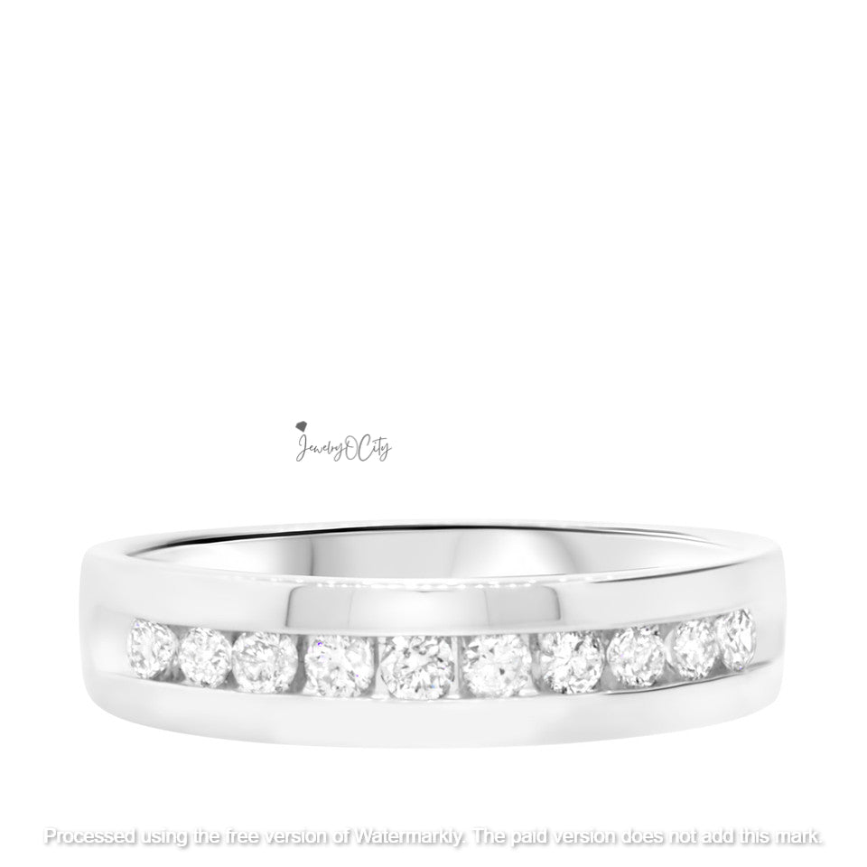 2.30Ct Diamond Half Twisted Wedding Trio Ring Set