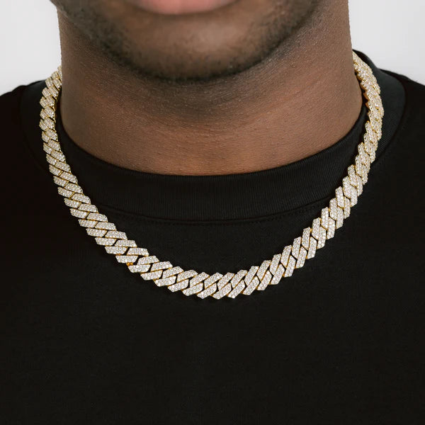 36TCW Men's Diamond Certified Cuban Link Necklace Chain