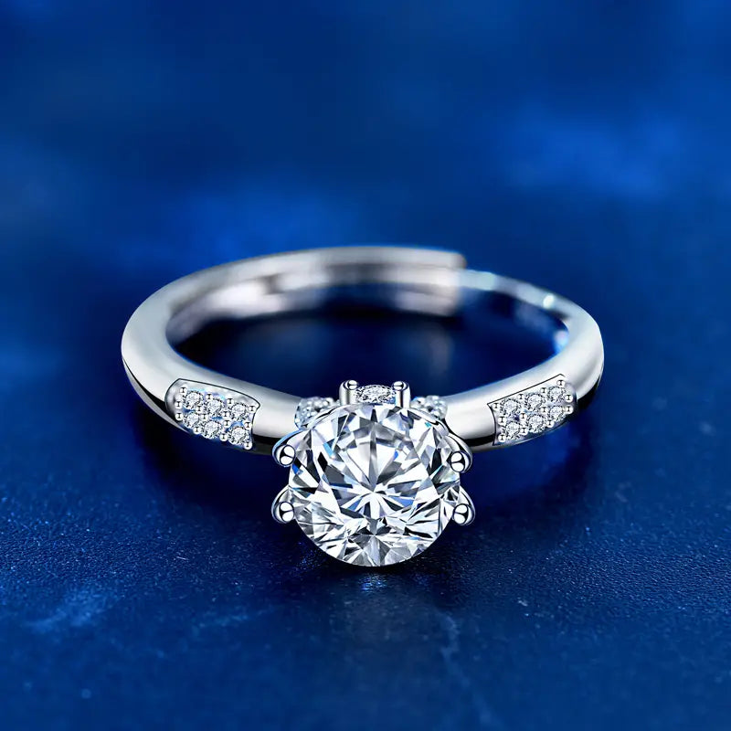 3.20Ct Round Cut Diamond Hidden Pave Engagement Ring