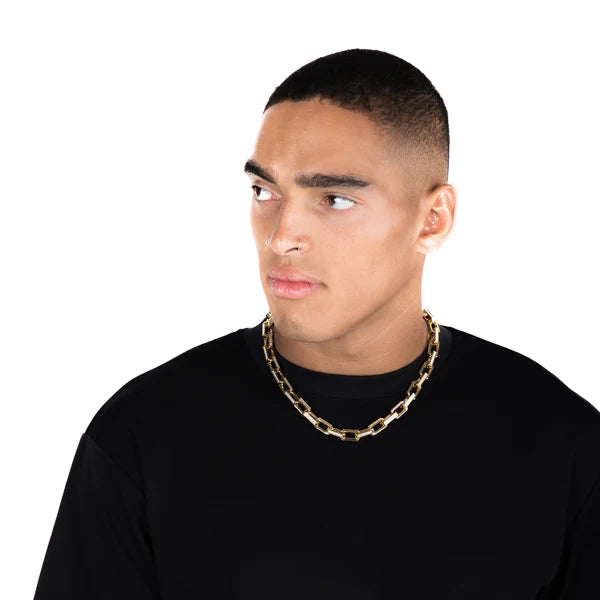 Unisex 29Ct Round Cut VVS1 Diamond Paper Clip Necklace