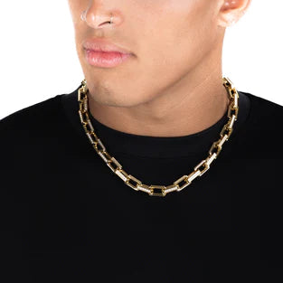 Unisex 29Ct Round Cut VVS1 Diamond Paper Clip Necklace