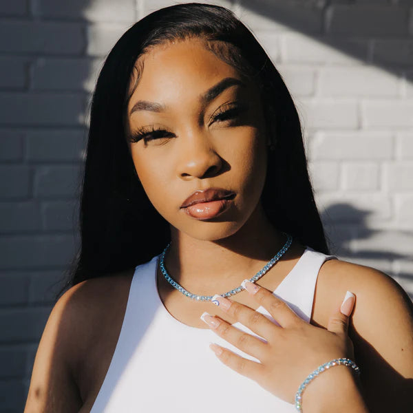 19Ct Round Cut Blue Topaz Women's Tennis Bracelet - 4MM