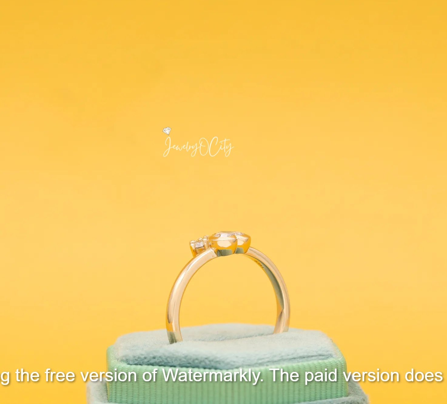 3Ct Heart Cut Diamond Solitaire Pow Ring For Her