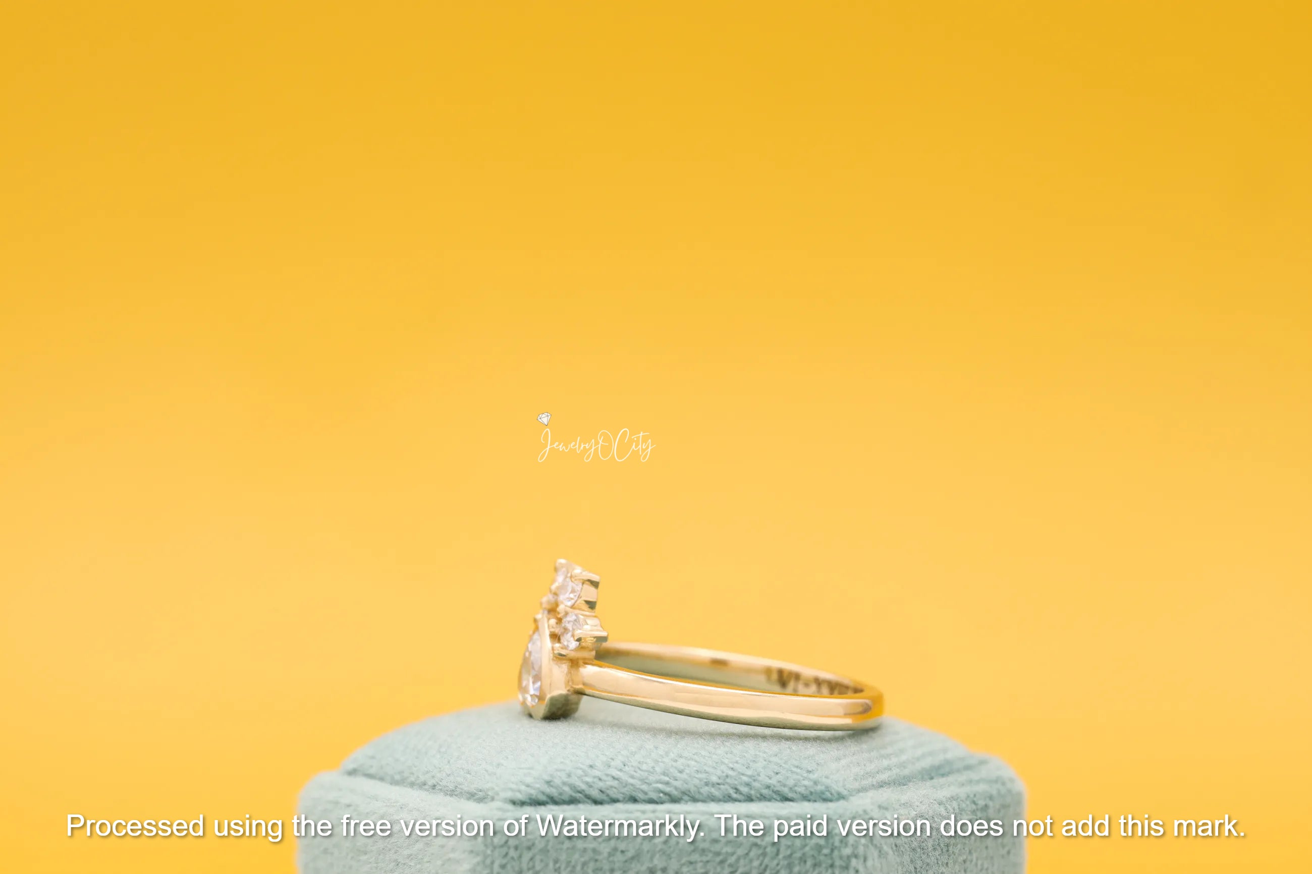 3Ct Heart Cut Diamond Solitaire Pow Ring For Her