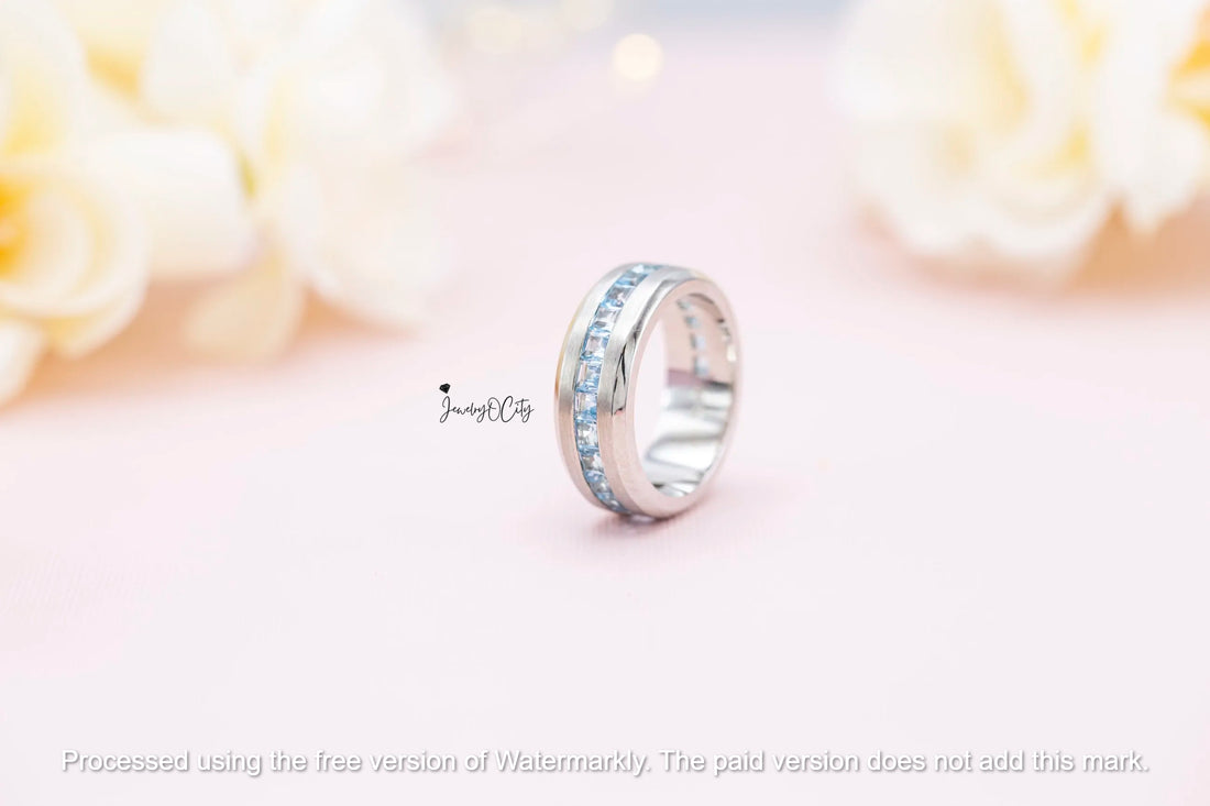 Men’s Aquastone Wedding Band

Invisible Setting Men’s Ring

Half Eternity Men’s Band

1.50 Carat Aquastone Ring

Men’s Aquamarine Wedding RingLuxury Men’s Gemstone Band

Elegant Men’s Wedding Jewelry

Unique Blue Stone Ring for Him

Modern Half Eternity Ring

Fine Men’s Jewelry

Anniversary Band for Men

Contemporary Men’s Ring Design1.50ct invisible setting aquastone men’s wedding band

Half eternity aquamarine ring for men

Modern aquastone diamond wedding band for him

Elegant men’s blue gemstone eternit