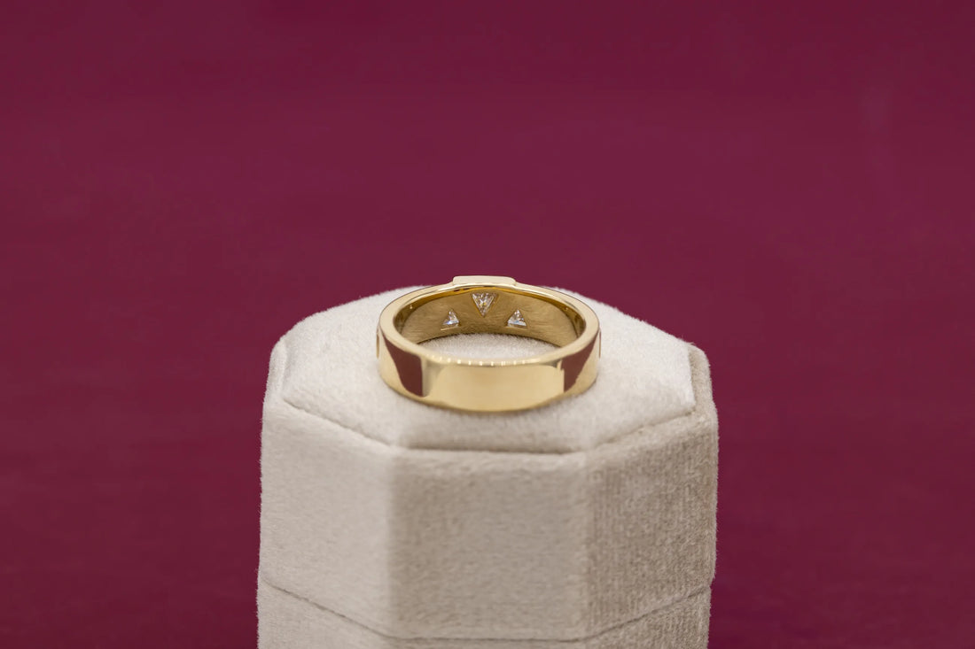 Golden Pyramid Statement Band for Men & Women