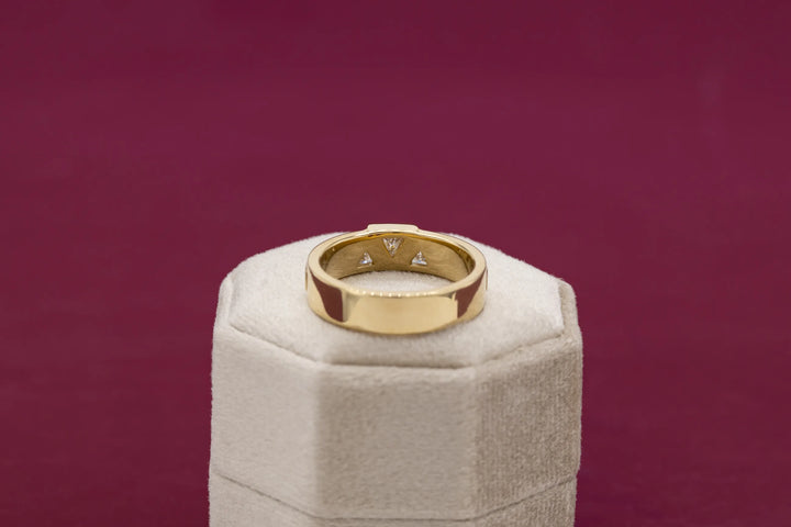 Golden Pyramid Statement Band for Men & Women