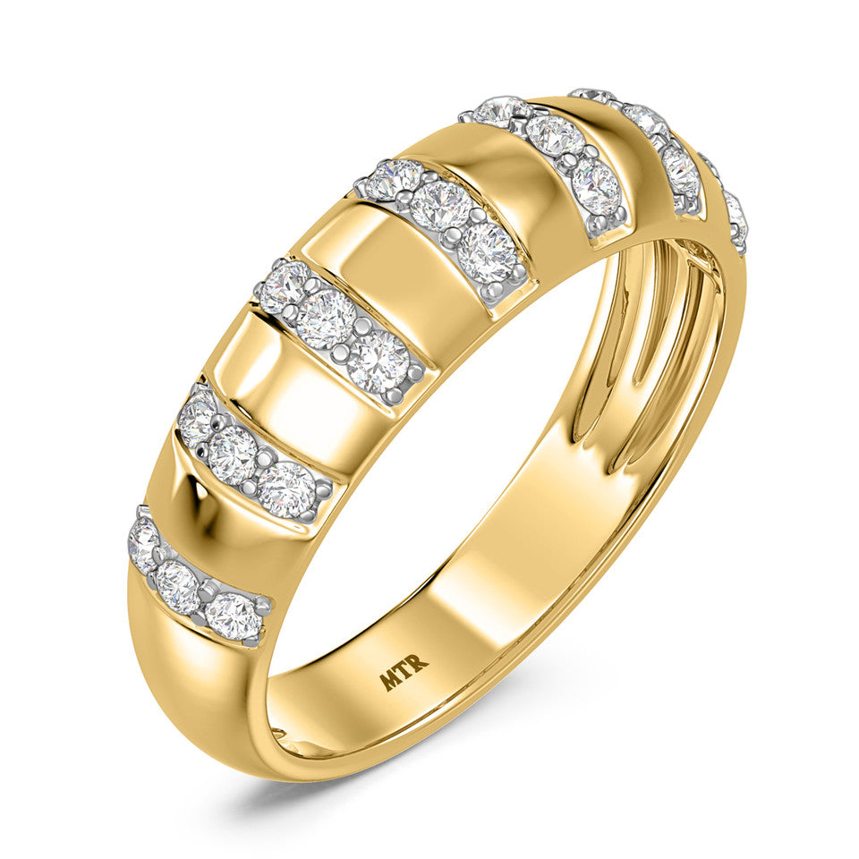 Cushion Cut Solitaire Diamond Ring Set