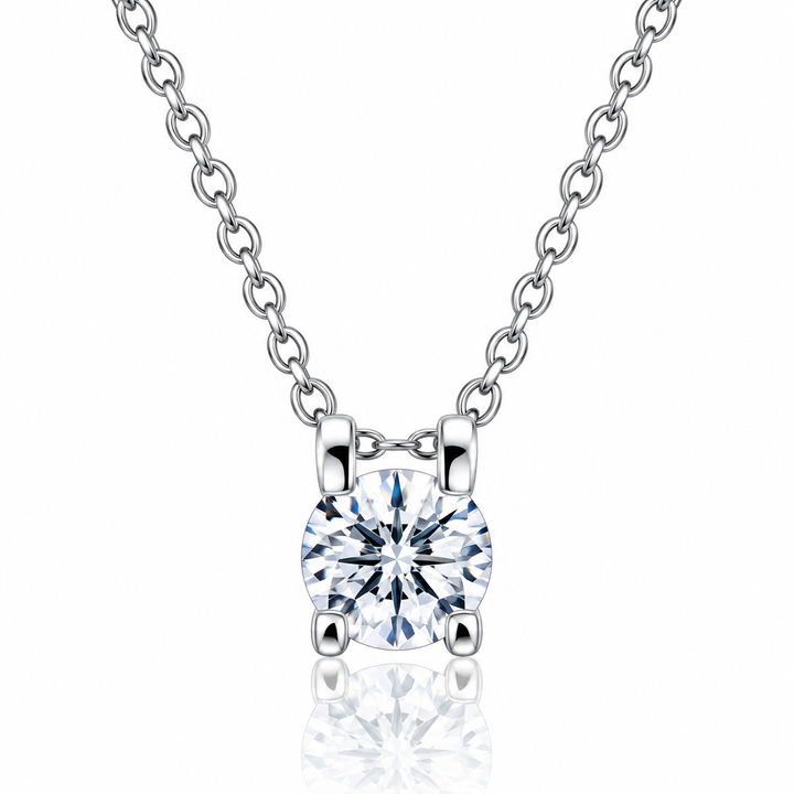 Diamond Solitaire Floating Pendant
