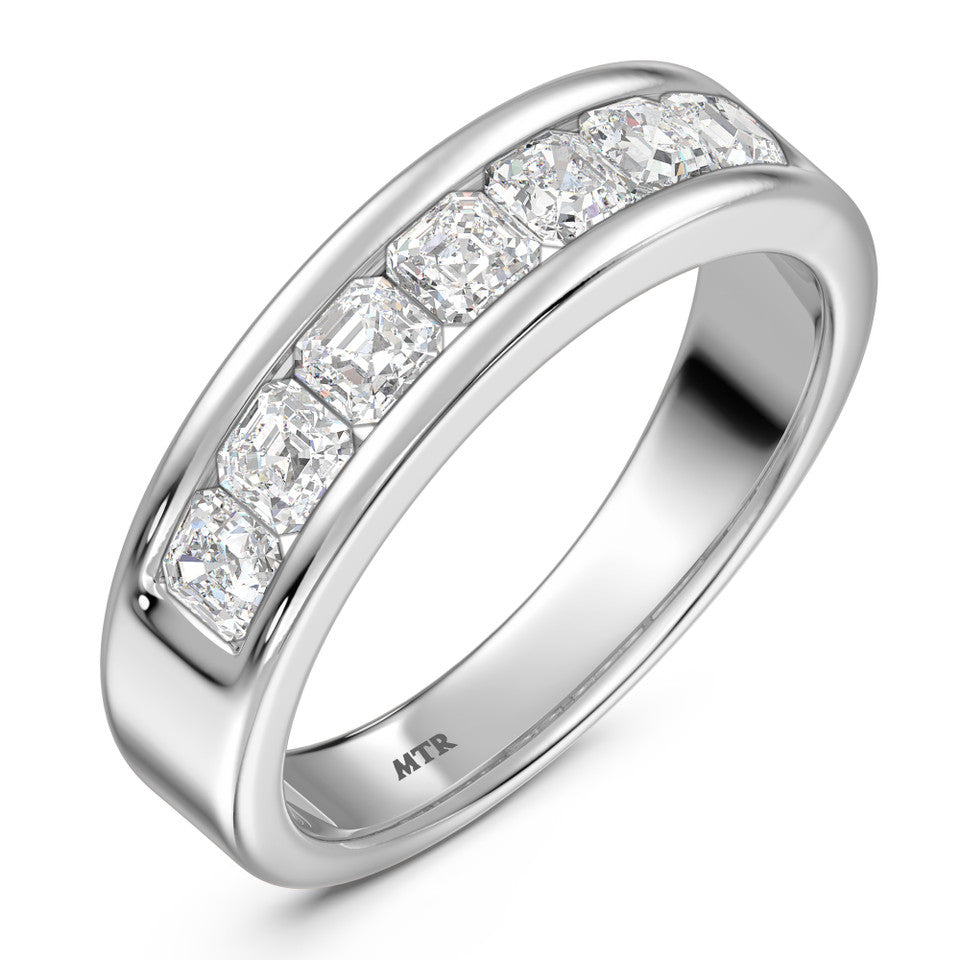 Diamond Wedding Band Set