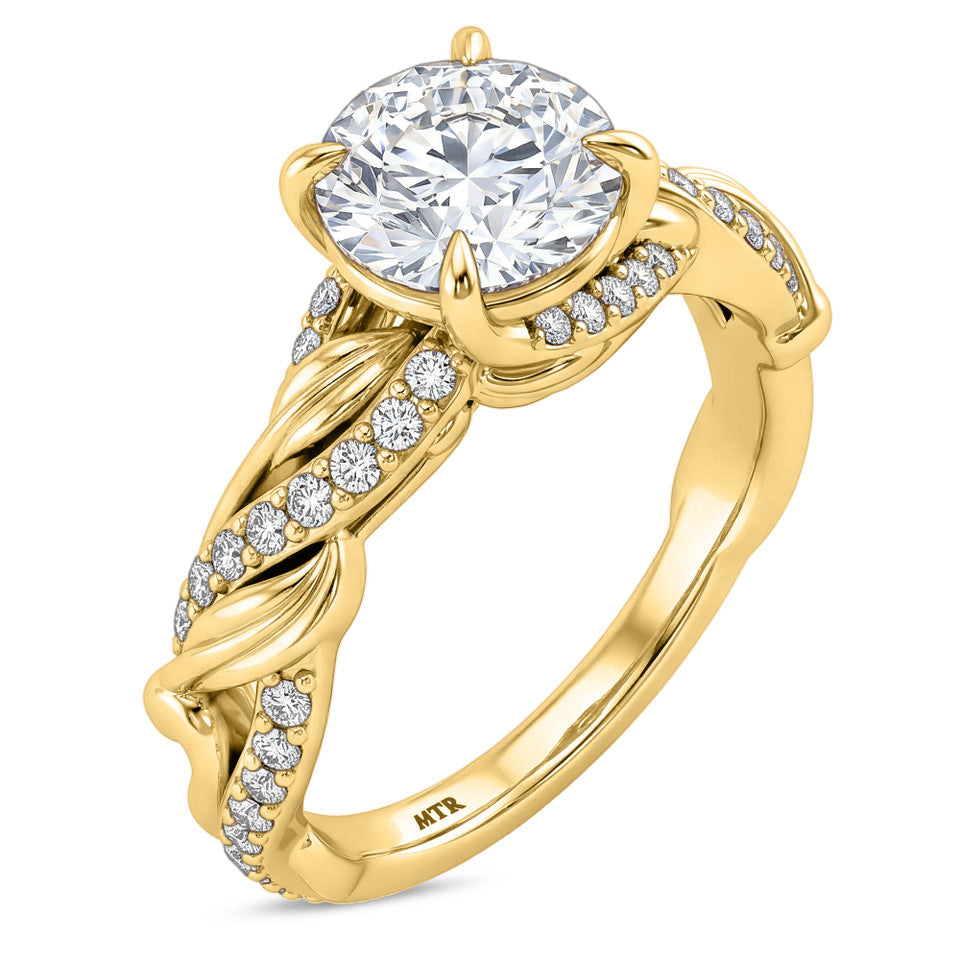 Floral Interlocking Rings
