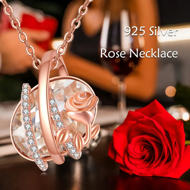 Floral Pendant Necklace for Women