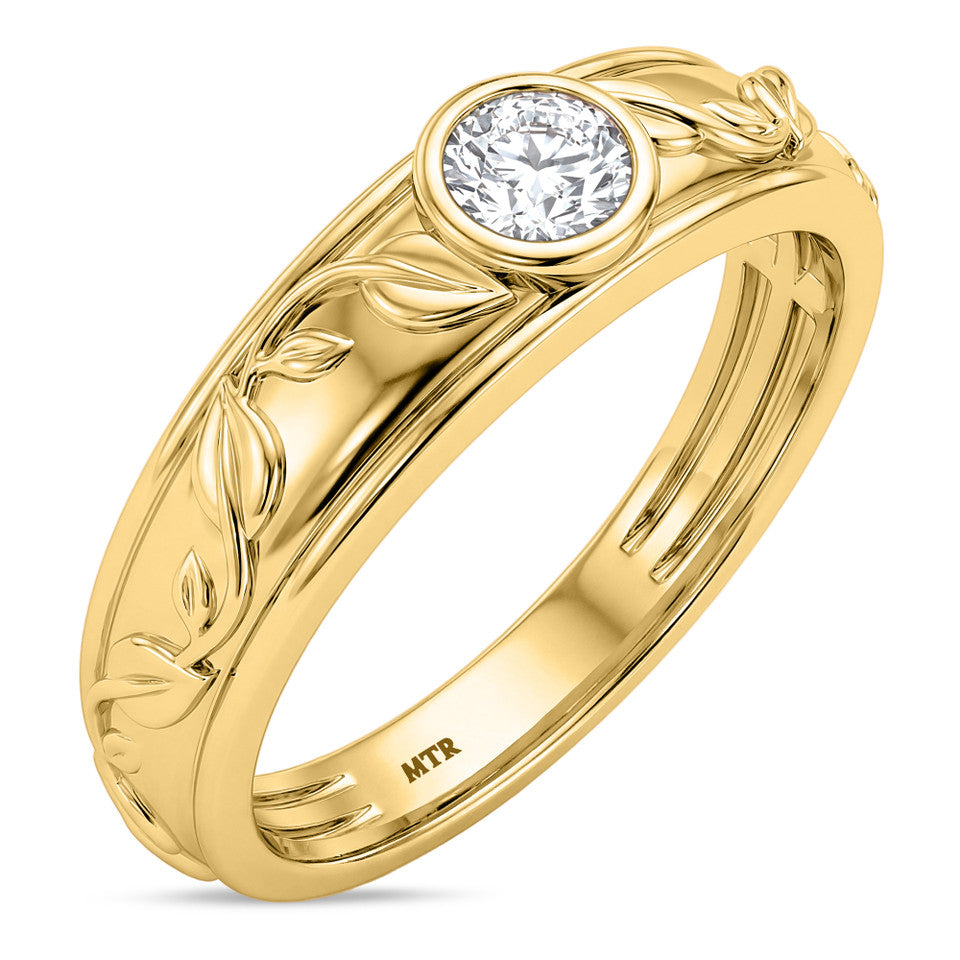 Gold Flower Rings