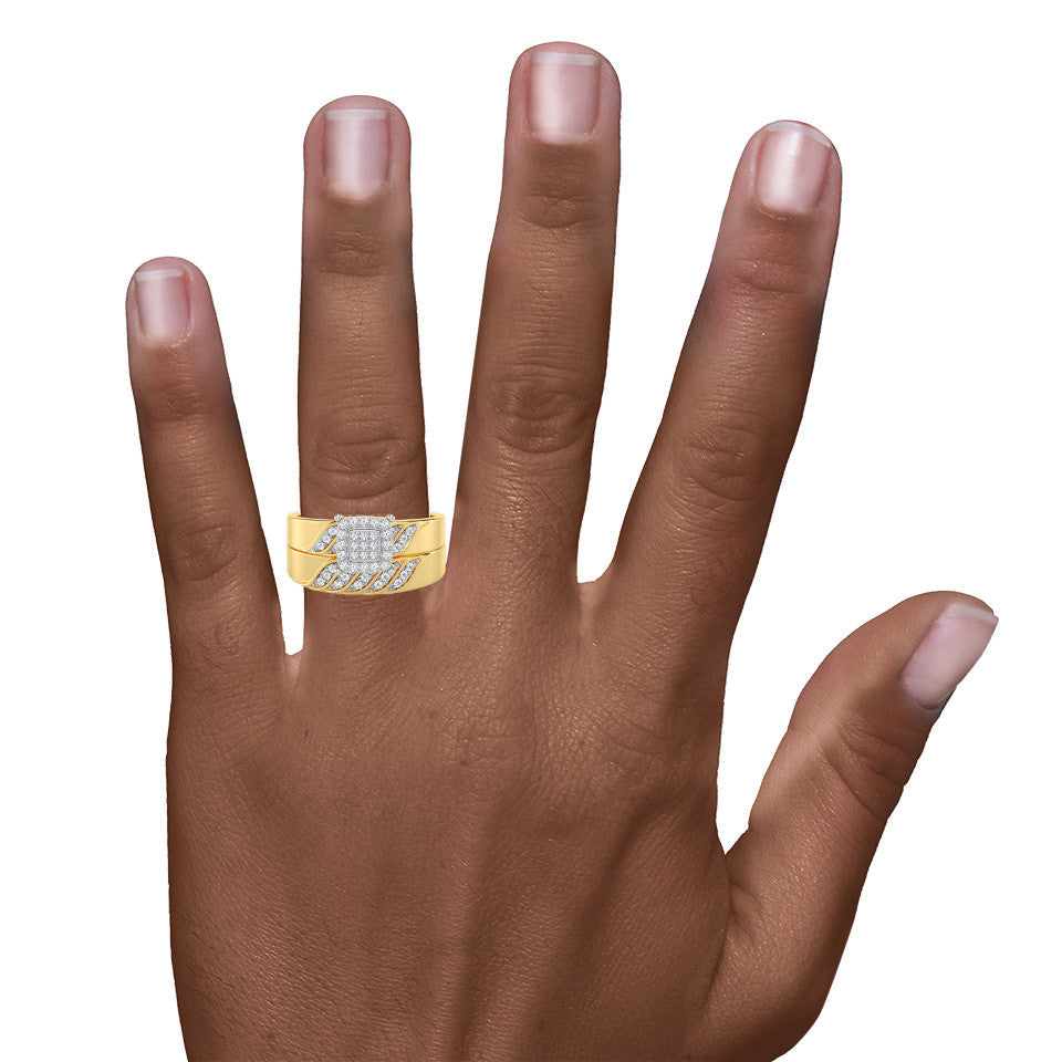 Isidor cushion cut moissanite jewelry set