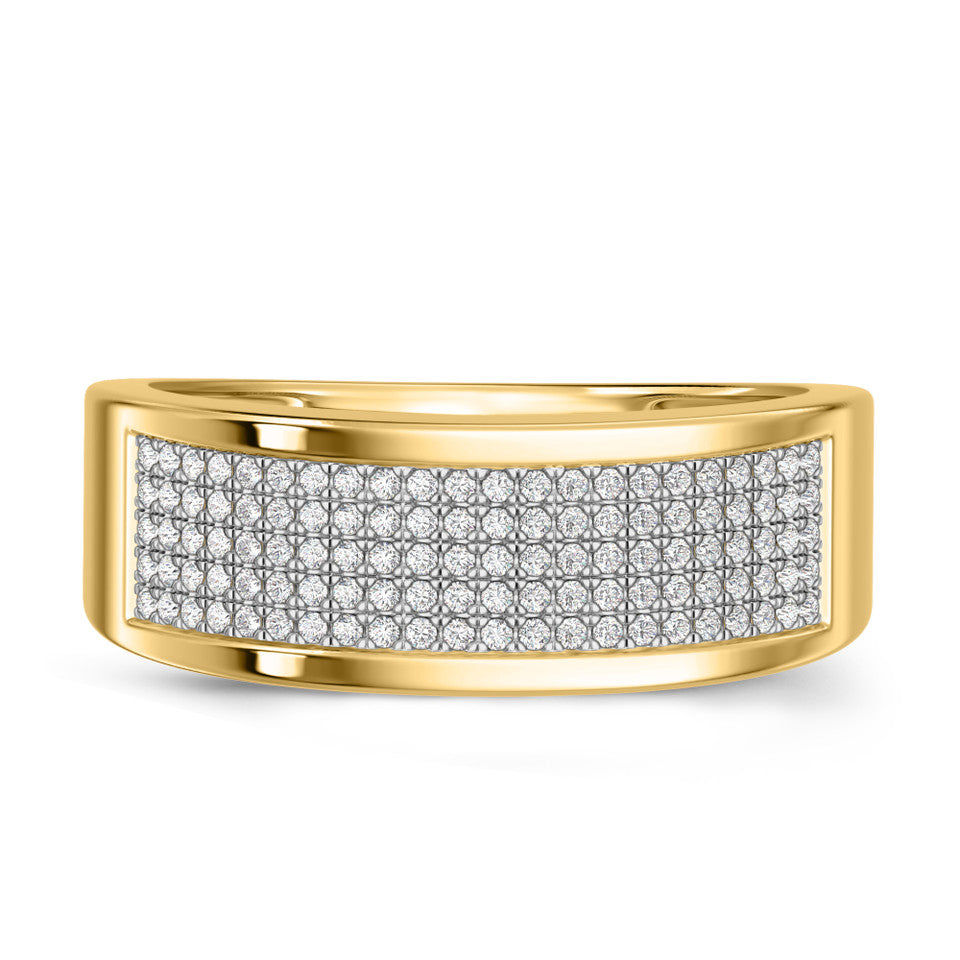 Luxury heart trio rings for women