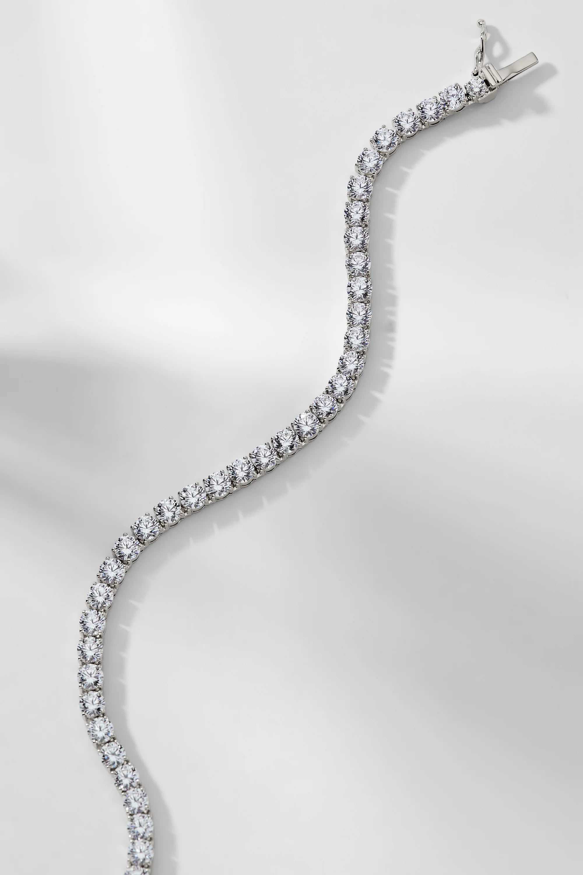 Moissanite Eternity Chain Necklace